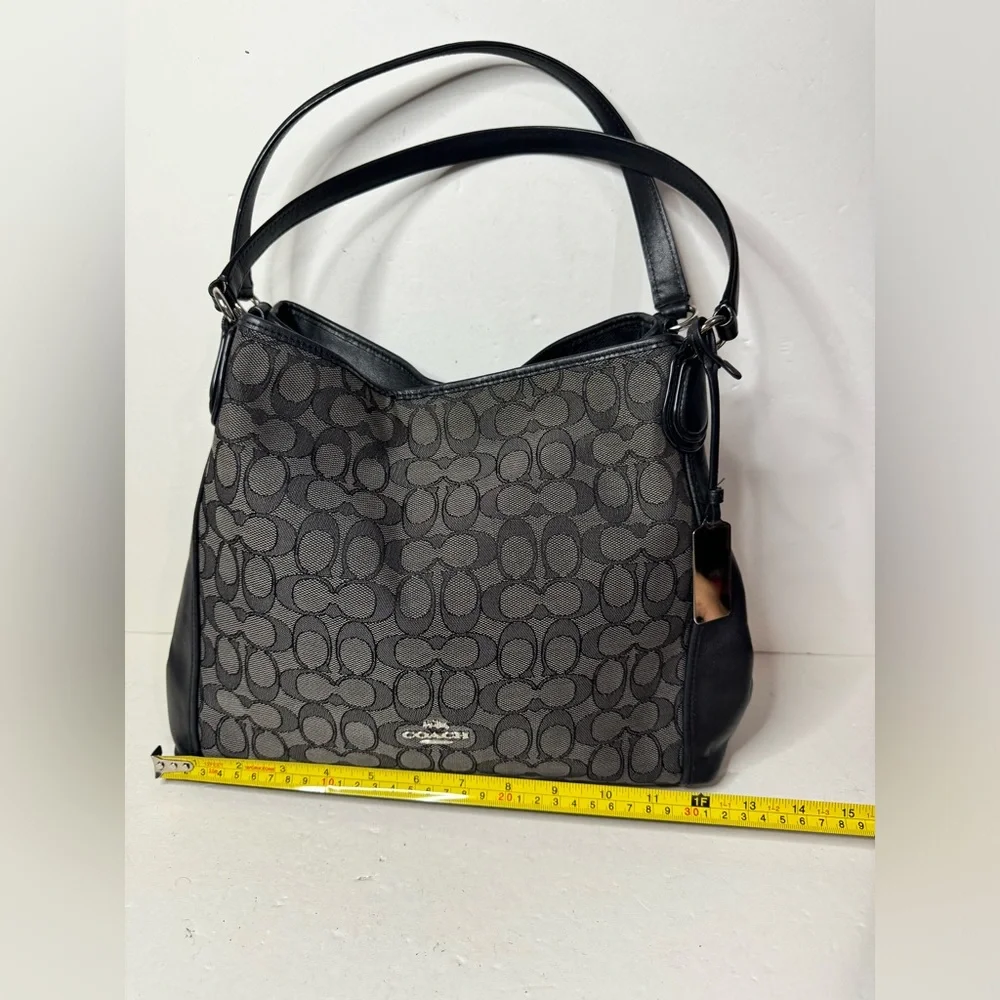 Coach Edie Shoulder Bag 31 In Signature Jacquard
